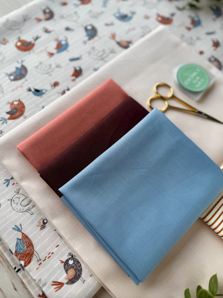Little Flowers Quilt Fabric Kit - Baby Size