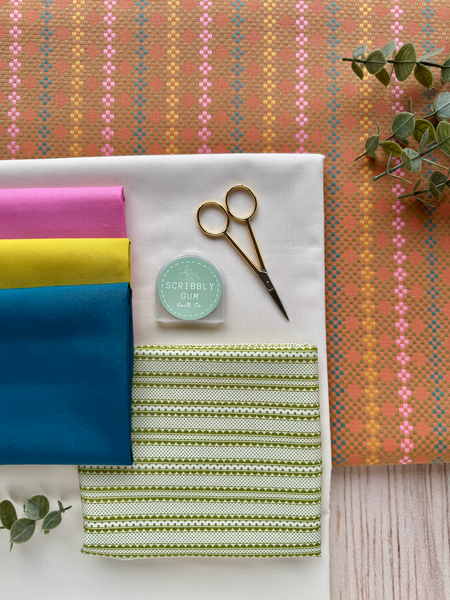 Little Flowers Quilt Fabric Kit - Baby Size