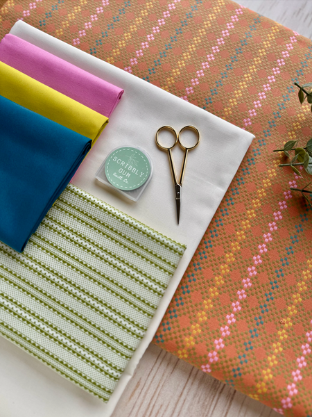 Little Flowers Quilt Fabric Kit - Baby Size