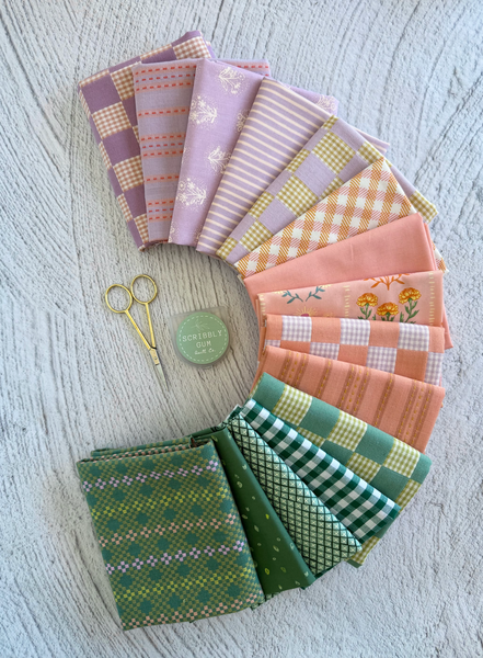 Henriettta Handbasket- Curated 15 Fat Quarter Bundle