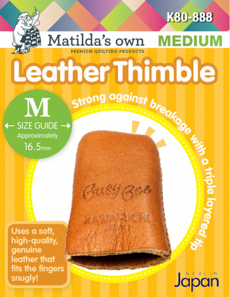 Leather Thimble- Matilda's Own