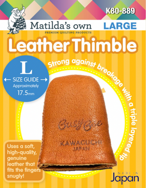 Leather Thimble- Matilda's Own