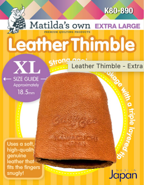 Leather Thimble- Matilda's Own