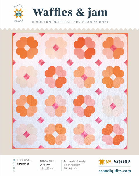 Scandi Quilts Waffles & Jam Quilt Kit - Throw Size