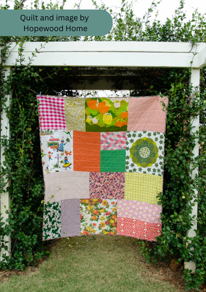 Big Patch Quilt Kit with Backing - Throw Size