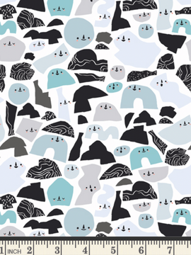 100% Cotton Fabric by the 1/2 Metre - Arctic Tale by AGF Cotton Fabric