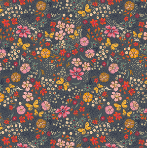 The Flower Fields by Maureen Cracknell for Art Gallery Fabrics - Floral Abundance Shade