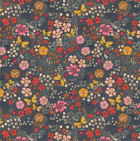 The Flower Fields by Maureen Cracknell for Art Gallery Fabrics - Floral Abundance Shade
