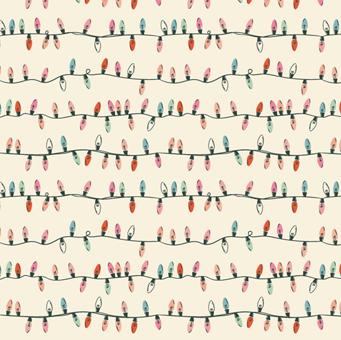 Christmas in the Cabin by Art Gallery Fabrics - Festive Twinkle