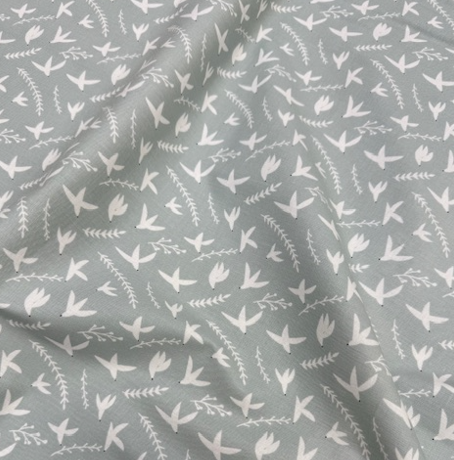 Indico Designs - Pond Life Light Blue Birds