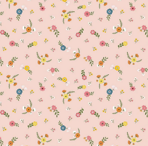 Gone Glamping by Riley Blake - Flowers Blush
