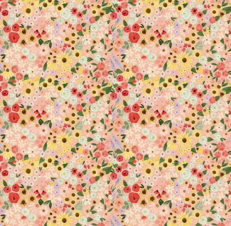 Homemade by Riley Blake - Flowers Coral