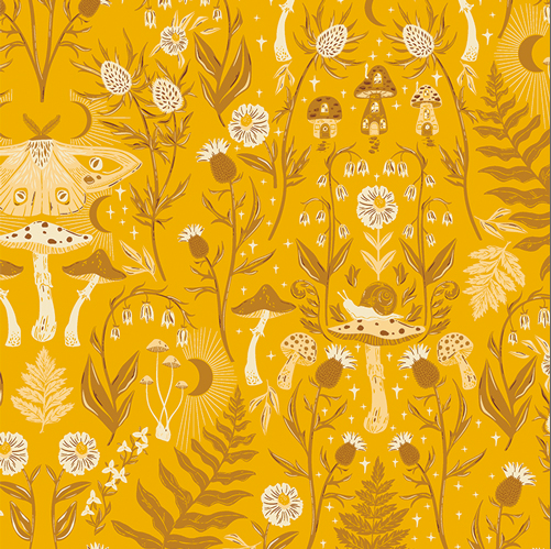 Hazelwood by Art Gallery Fabrics - Hidden Land Marigold