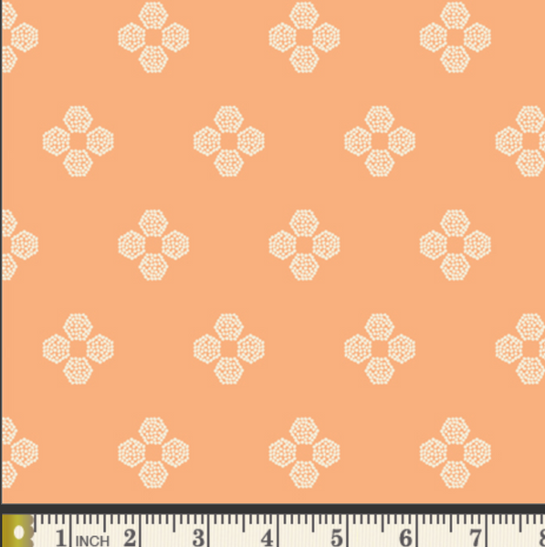 Fusion Nectarine Droplet Petal - Backing