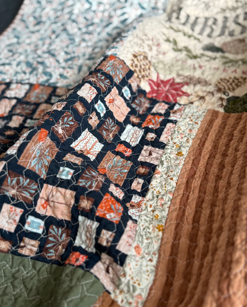 Christmas Big Patch Quilt - Throw Size