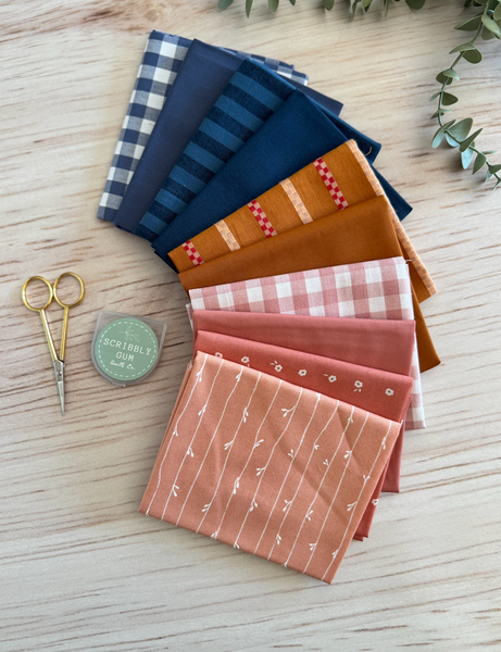 Snowflake Bundle - Curated 10 Fat Quarter Bundle