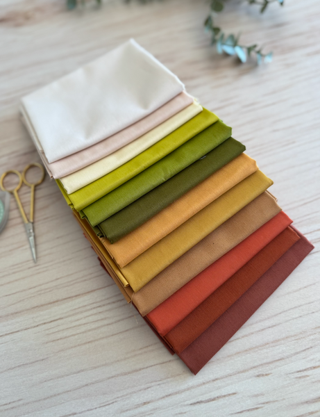 Snowflake Solids - Curated 12 Fat Quarter Bundle