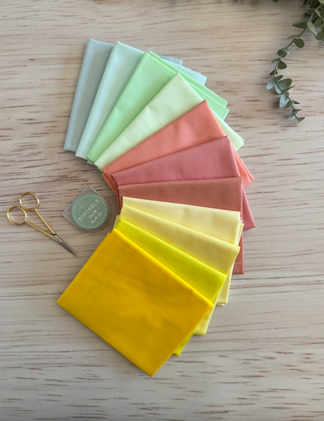 Snowflake Solids - Curated 11 Fat Quarter Bundle
