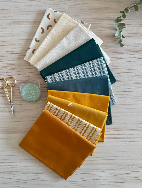 Snowflake Bundle - Curated 10 Fat Quarter Bundle