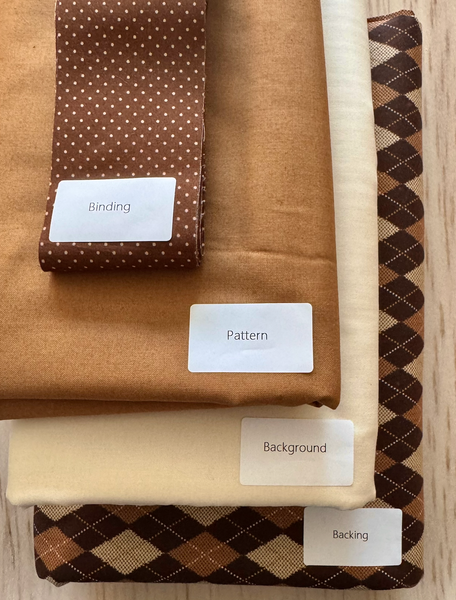 Double Irish Chain Quilt Kit with Backing - Large Throw Size