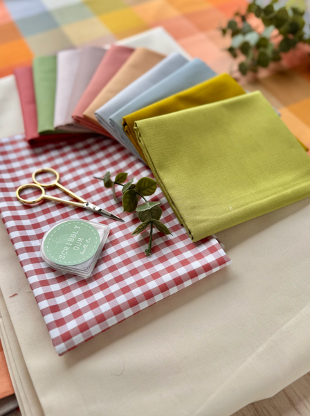 Little Flowers Quilt Fabric Kit - Throw Size
