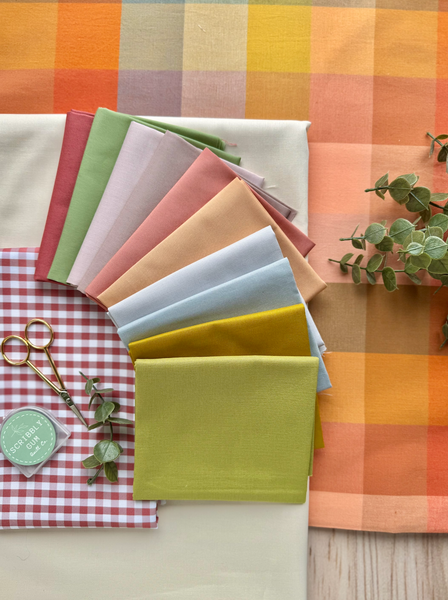 Little Flowers Quilt Fabric Kit - Throw Size
