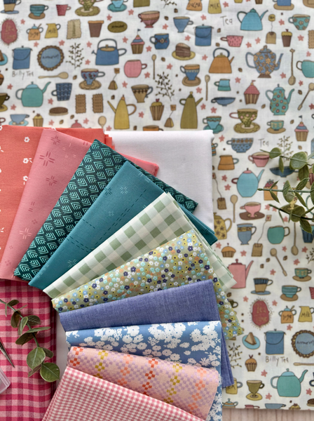 Little Flowers Quilt Fabric Kit - Throw Size