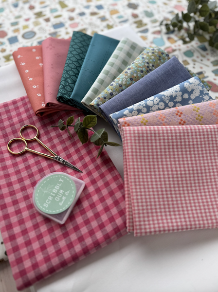 Little Flowers Quilt Fabric Kit - Throw Size