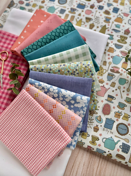 Little Flowers Quilt Fabric Kit - Throw Size