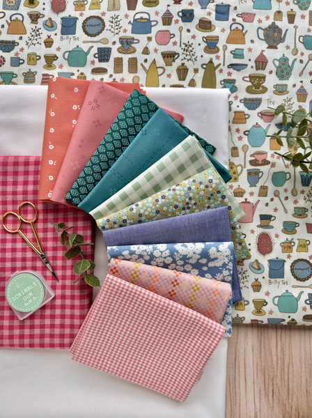 Little Flowers Quilt Fabric Kit - Throw Size