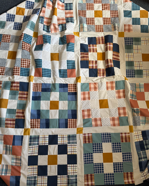 Grandad's Pyjamas - Curated 18 Fat Quarter Fabric Bundle