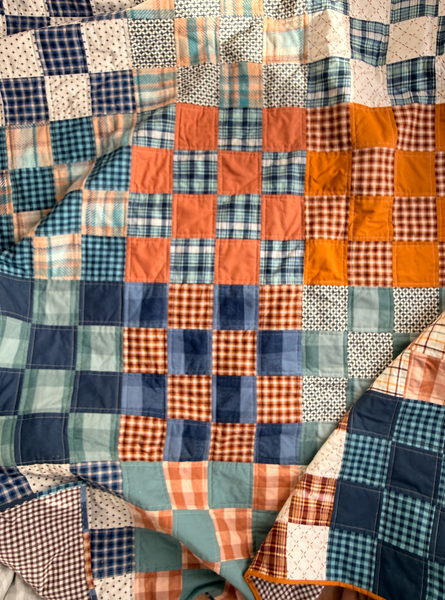 Grandad's Pyjamas - Curated 18 Fat Quarter Fabric Bundle