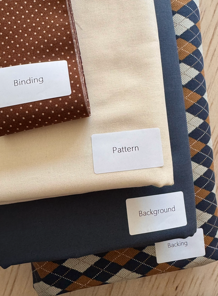 Double Irish Chain Quilt Kit with Backing - Large Throw Size