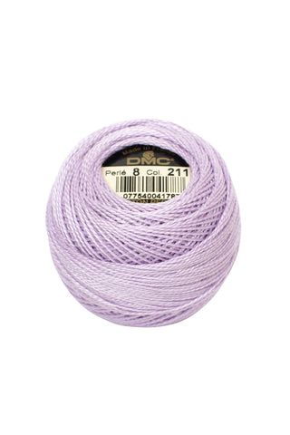 DMC Perle 8 thread - 211 Light Lavender
