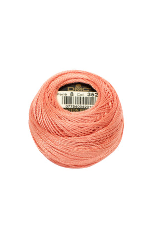 DMC Perle 8 thread- 352 Light Coral