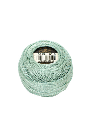 DMC Perle 8 thread- 3813 Light Blue Green
