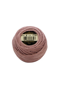 DMC Perle 8 thread- 778 Antique Mauve