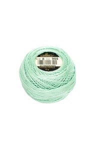 DMC Perle 8 thread- 955 Light Nile Green