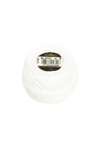 DMC Perle 8 thread- Blanc (White)