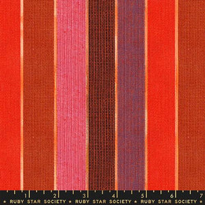 Warp and Weft Honey by Ruby Star Society - Jubilee Woven Stripe Daisy (sold in 25cm  (10") increments)