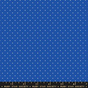 Add it Up by Ruby Star Society - Blue Ribbon (sold in 25cm (10") increments)