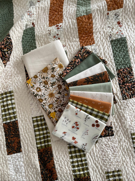 Iris Quilt by Penelope Handmade fabric bundle kit
