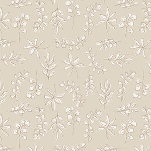 Soften the Volume by Art Gallery Fabrics-  Sunbleached Leaves (sold in 25cm  (10") increments)