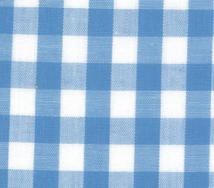 Picnic by Devonstone - Check Blue 8mm (sold in 25cm (10") increments)