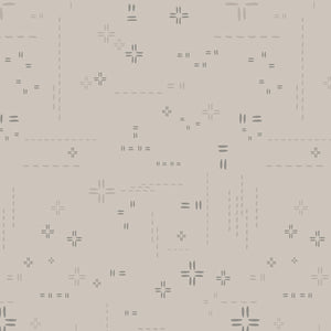 Serenity Fusion coordinates by Art Gallery Fabrics- Porcini Decostitch (sold in 25cm  (10") increments)