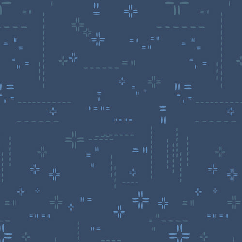 Decostitch Elements by Art Gallery Fabrics- Indigo Sky (sold in 25cm  (10") increments)