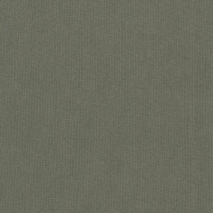 Robert Kaufman Essex Linen- Pepper (sold in 25cm (10") increments)