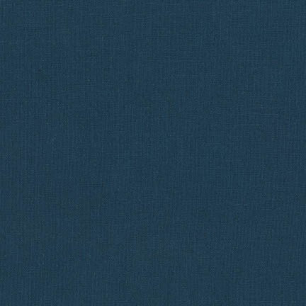 Robert Kaufman Essex Linen- Midnight (sold in 25cm (10") increments)