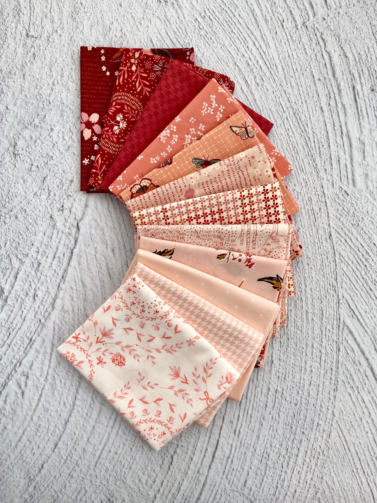 Raspberry Punch - Curated 12 Fat Quarter Bundle