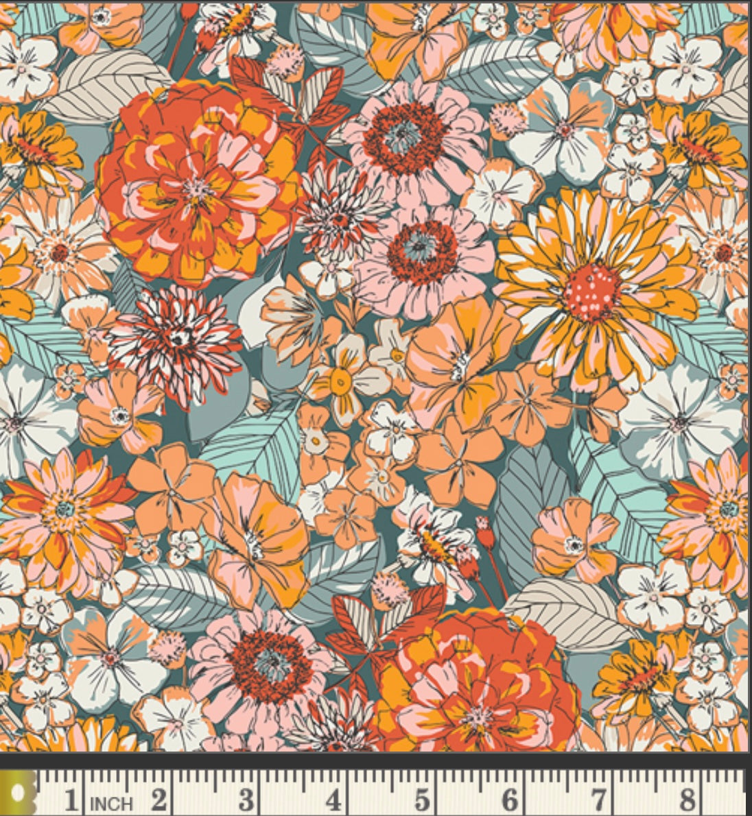Listen to Your Heart by Art Gallery Fabrics - Fleuron (sold in 25cm  (10") increments)